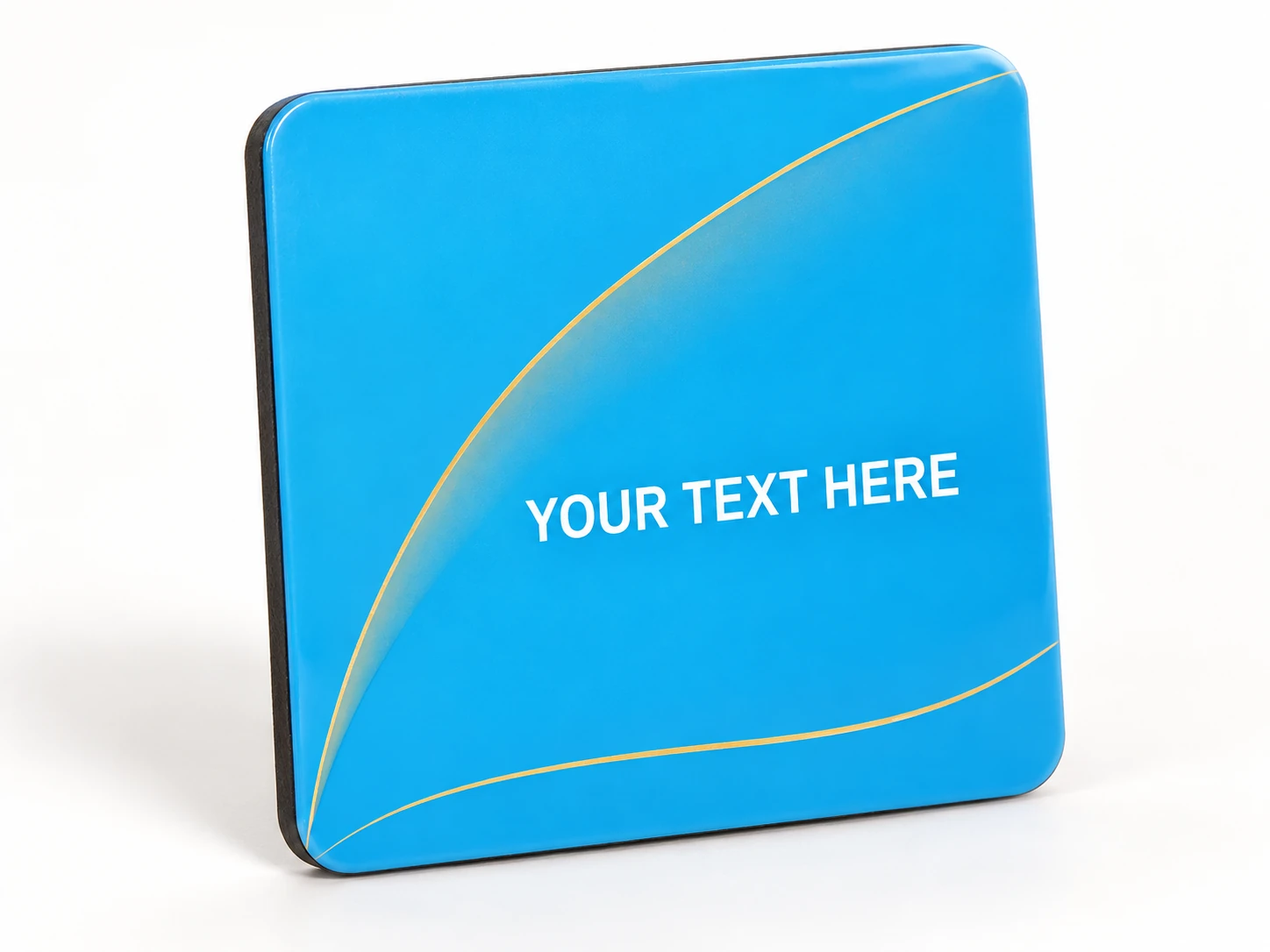 Blue MDF Custom Coaster